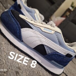 Puma Kids Sneakers - Navy and White
